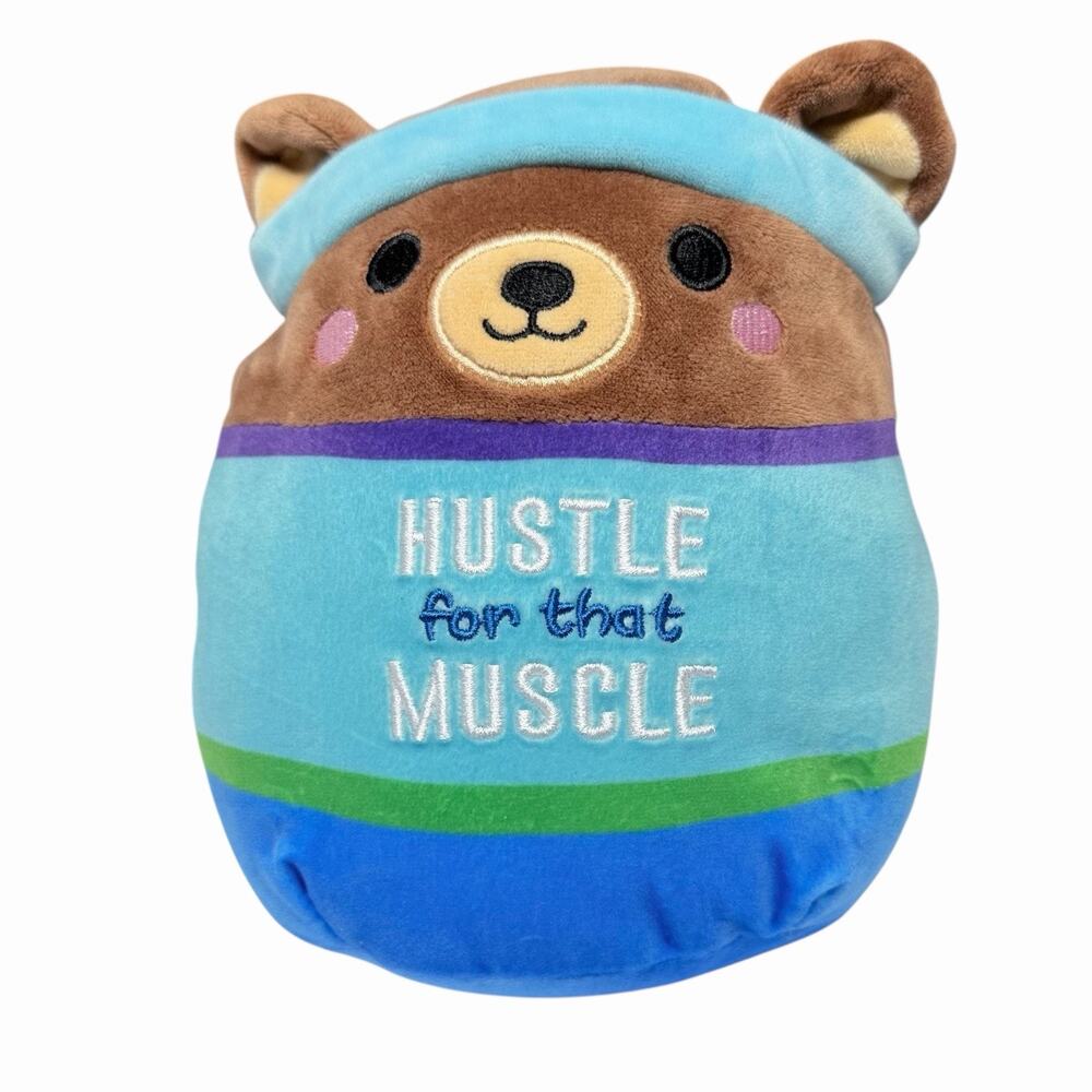 Omar Bear Plush Hustle For That Muscle Workout 8 In Squishmallows Kellytoy